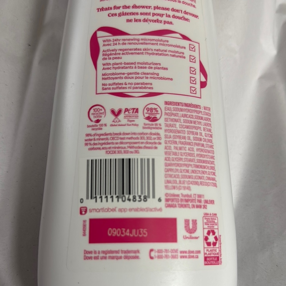 Sugar Cookie Sprinkle Body Wash - Pink & White - Picture 5 of 6